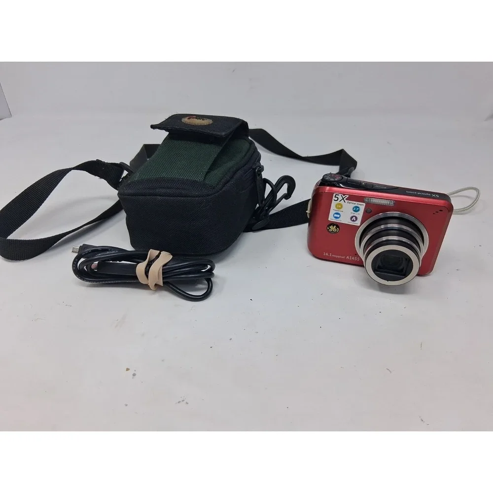 GE *A1455* 14.1 Megapixel 5.0 Zoom Digital Camera, TESTED AND WORKING ✅✅  X